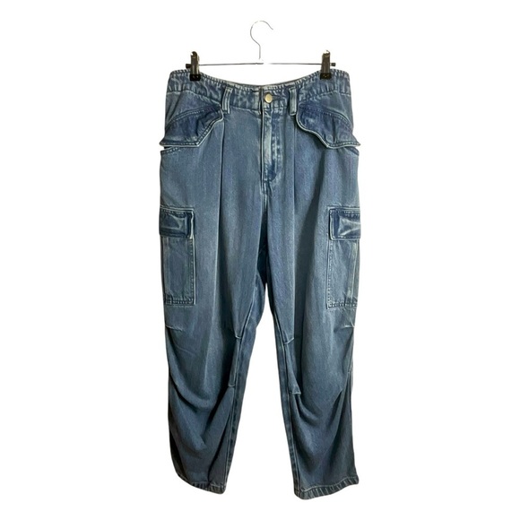 Lucky Brand Liquid Denim Luxe Cargo Jeans - Picture 10 of 14